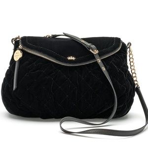 NWT Juicy Couture Quilted Velvet Crossbody Bag